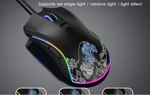 Wired Gaming Mouse for Laptop PC/Mac